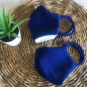 Face Mask with Filter Pocket Set of 2